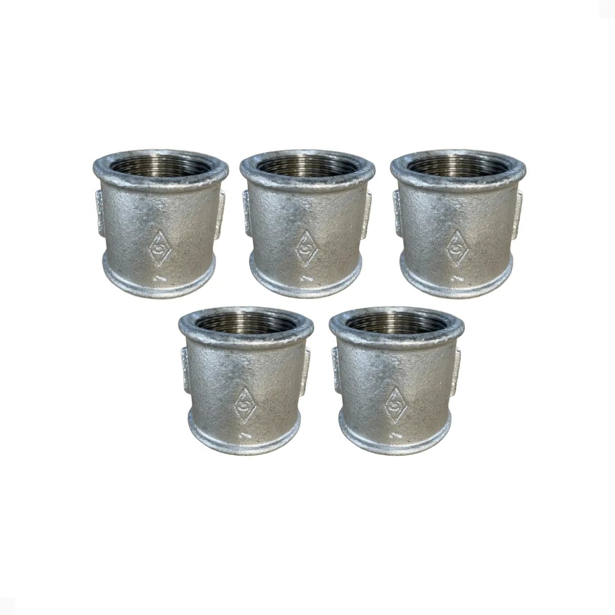 KIT LUVAS GALVANIZADA 5 UNDS 1.1/4 PARA POÇO ARTESIANO